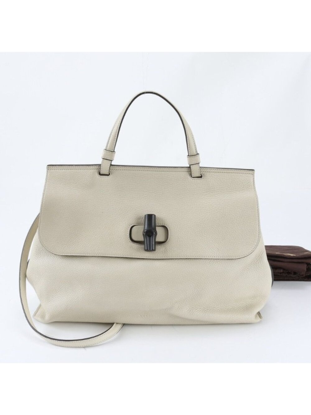 Gucci Bamboo Daily Leather 2-Way Shoulder Bag Crossbody